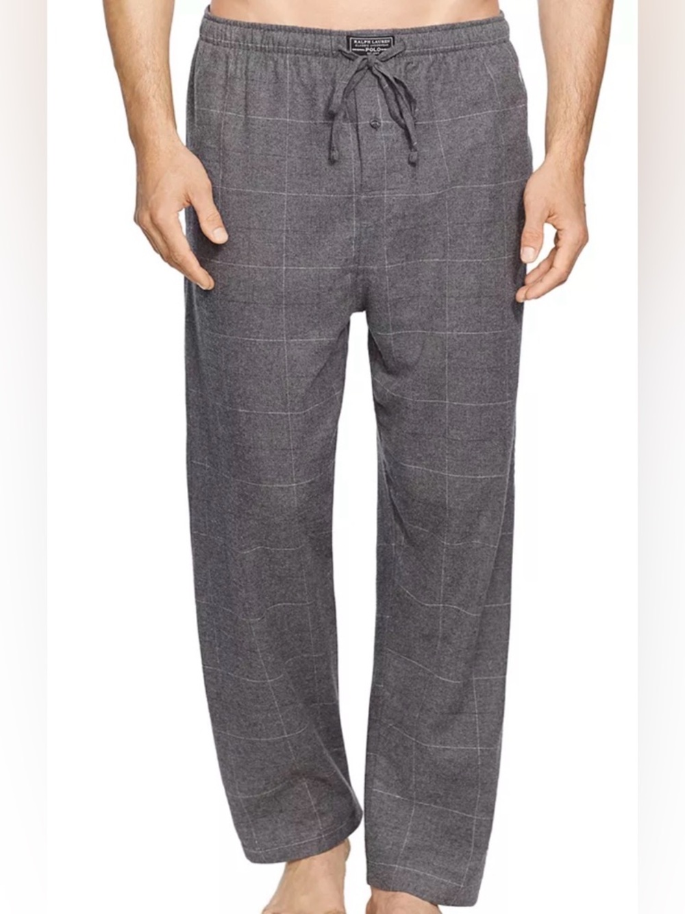 Polo Ralph Lauren Charcoal Midnight Flannel Pajama Pants